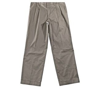 DOCKERS Pants, Men', Tan, Classic Fit, Pleated, Dress Pants, Size 34x29